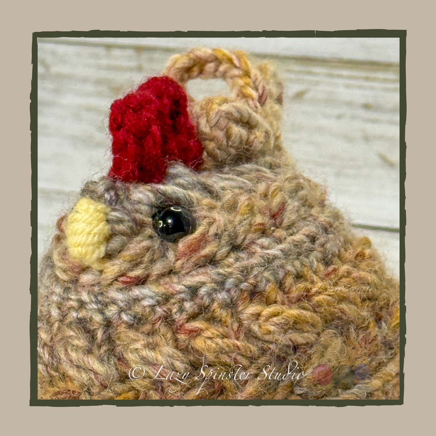 Fancy Crochet Chicken