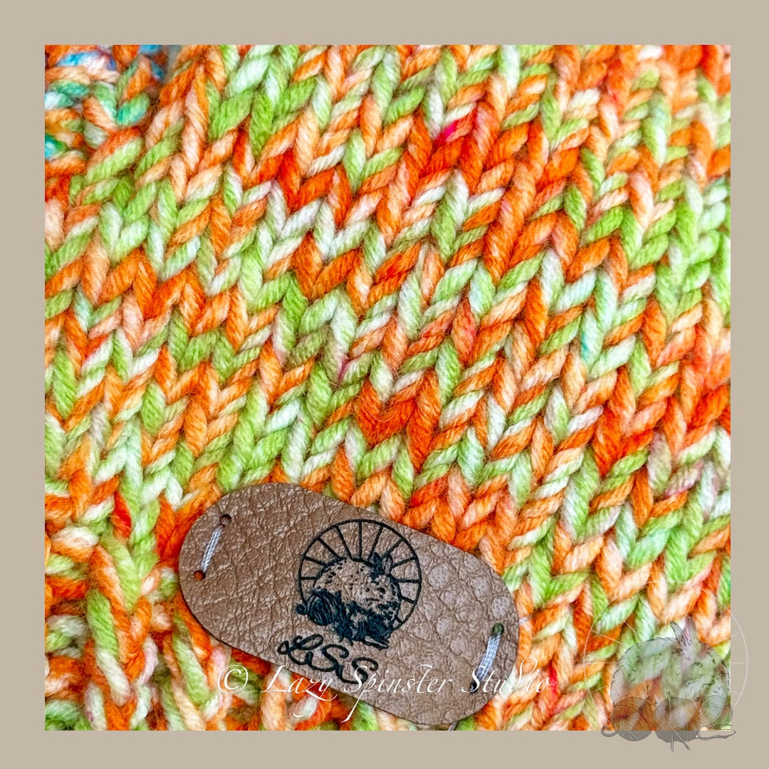 Orange Crush & Cobalt Charm Mitts
