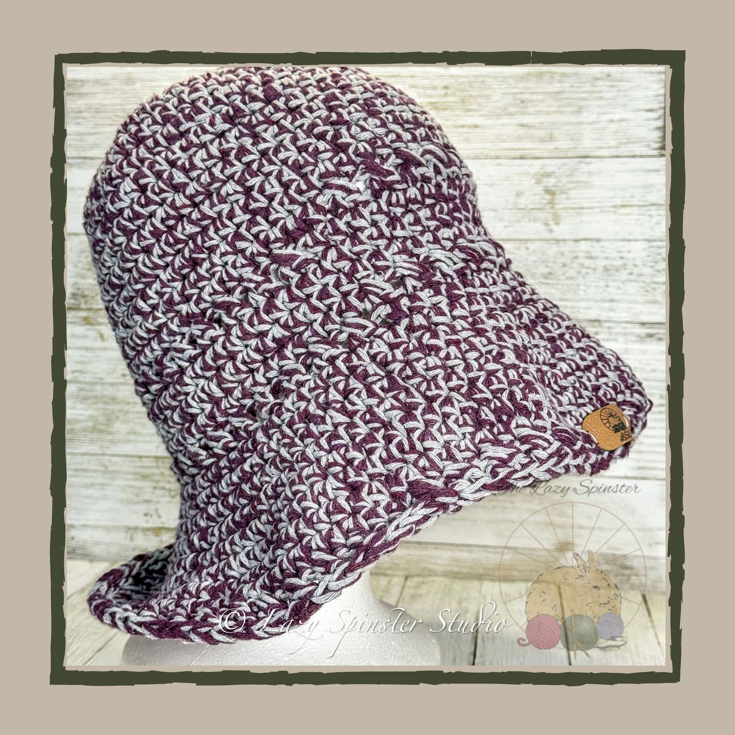 Crochet Up-Do Bucket Hat