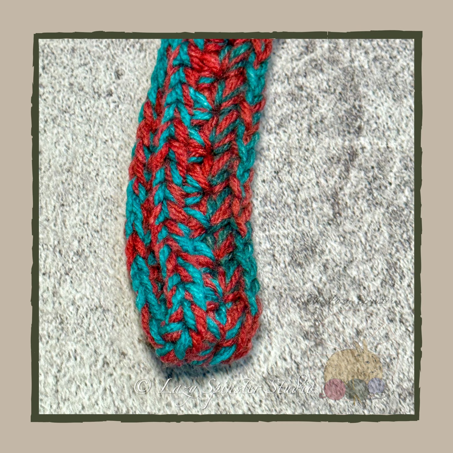 Handmade Crochet Wristlet Keychains - Upcycled Scrap Yarn Key Holders