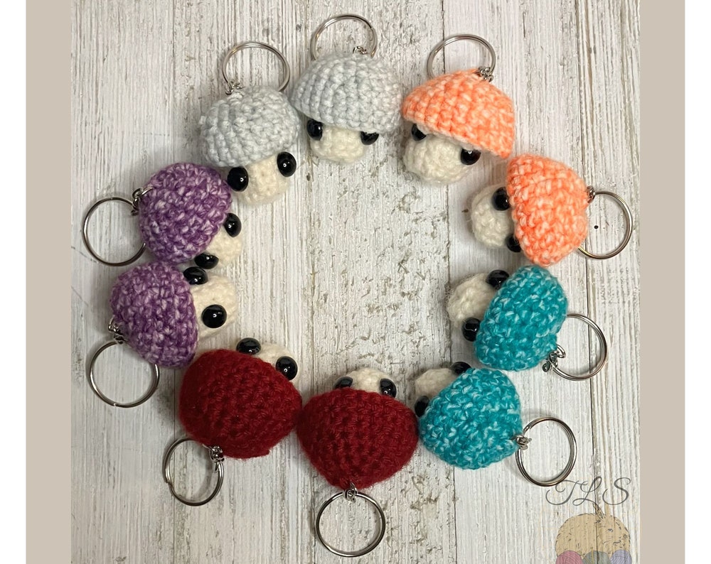 Mushroom Pop Keychain