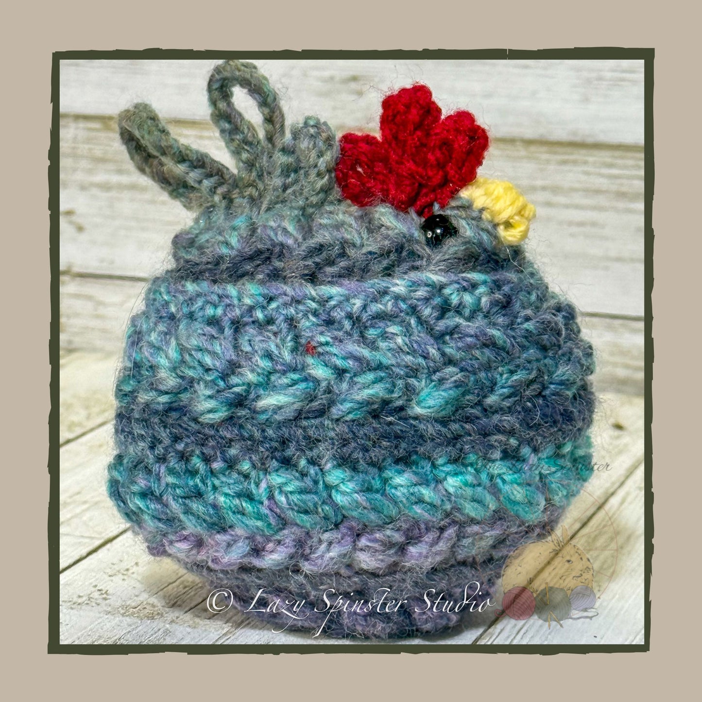 Fancy Crochet Chicken