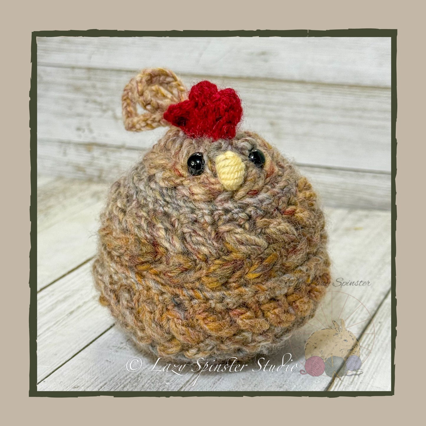 Fancy Crochet Chicken