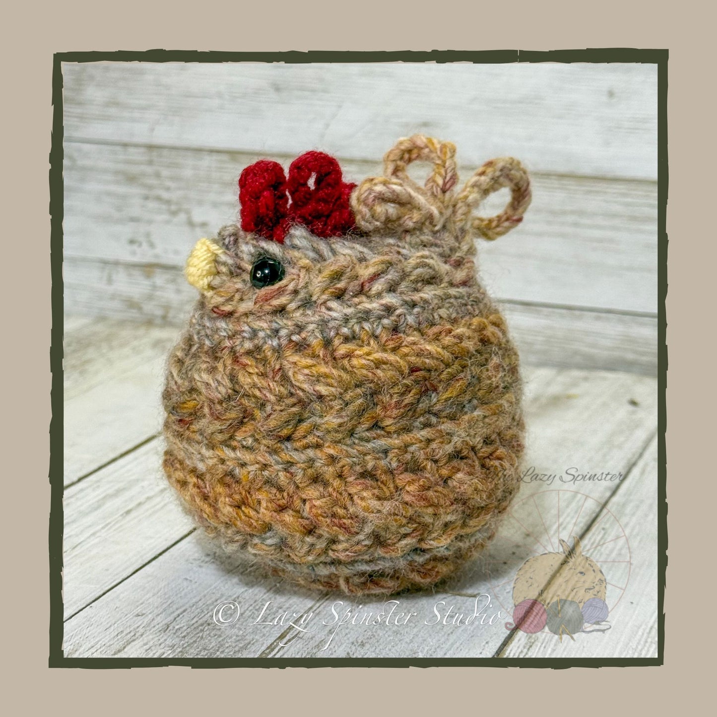 Fancy Crochet Chicken