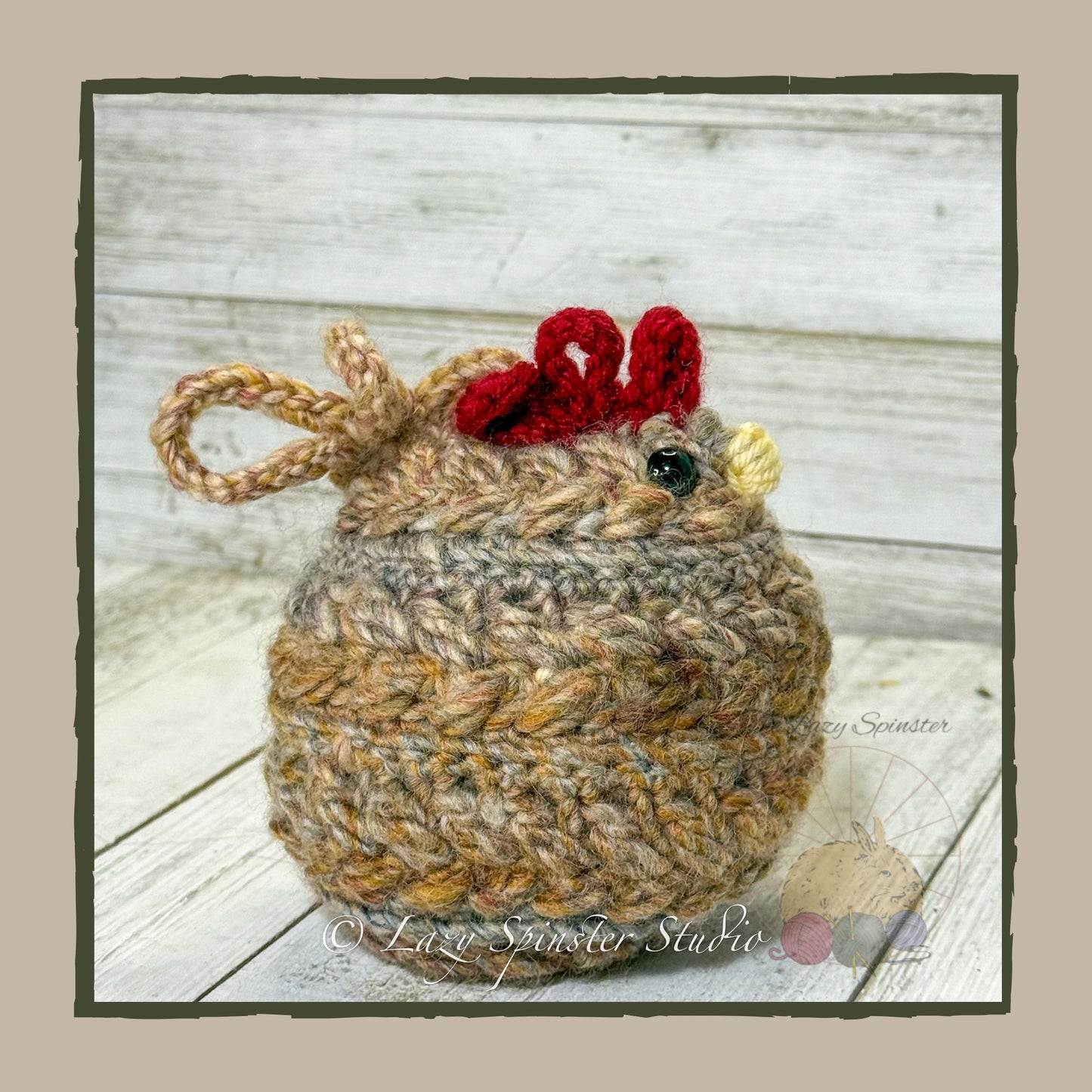 Fancy Crochet Chicken