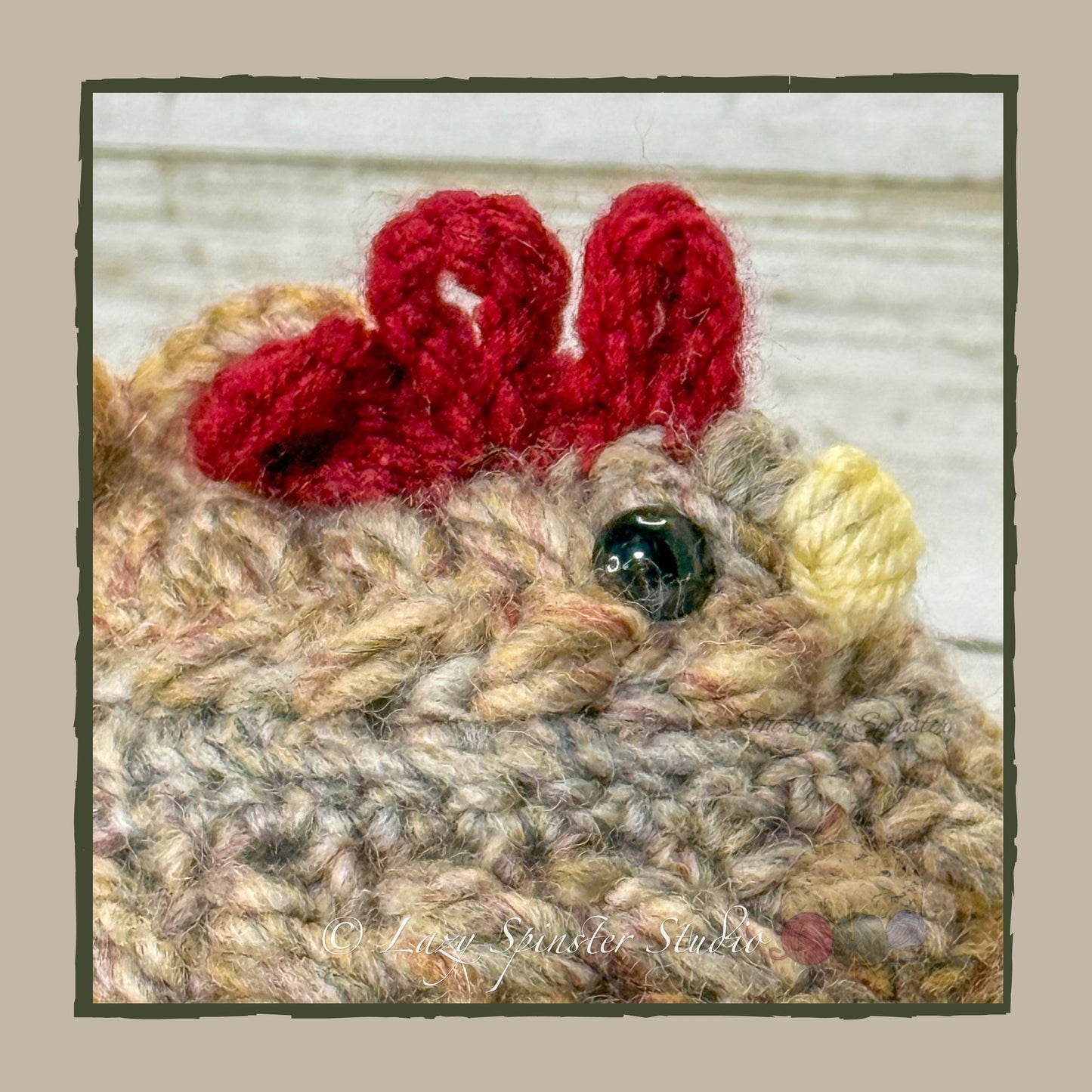 Fancy Crochet Chicken