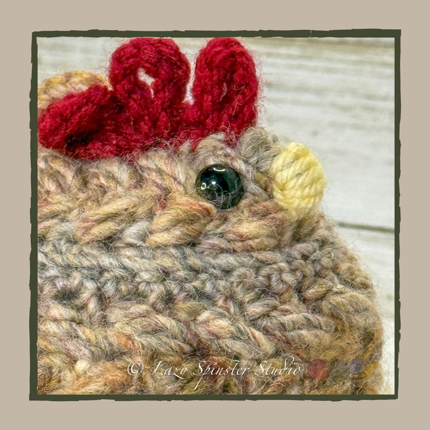 Fancy Crochet Chicken