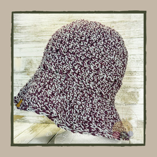 Crochet Up-Do Bucket Hat